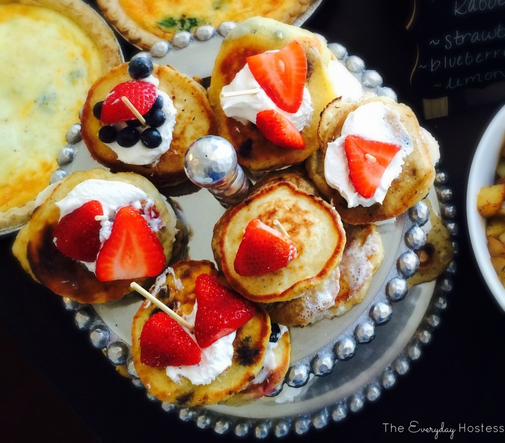 Pancake Kabobs by the Everyday Hostess